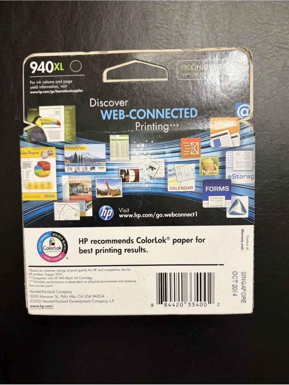 HP Officejet 940XL Black Toner - EXPIRED